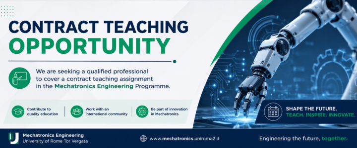 Call for teaching – A.y. 2026-27 – “Digital Modeling of Eergy Conversion” 3 credits Call for teaching – A.y. 2026-27 – “Digital Modeling of Eergy Conversion” 3 credits