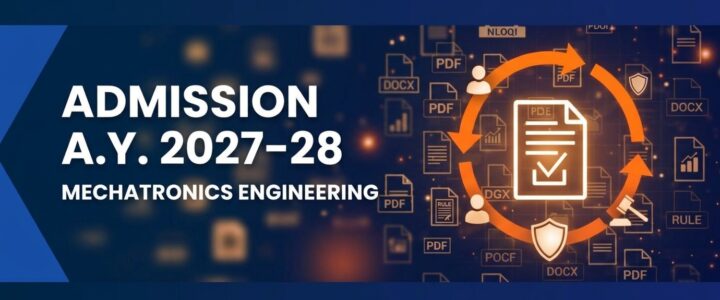 Admissions for the 2027-28 academic year will open on November 9, 2026
