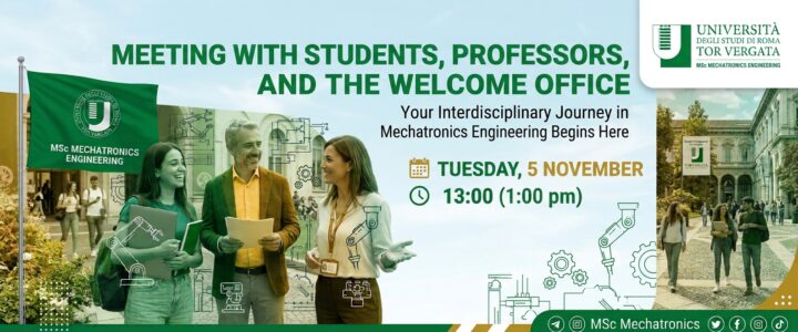 Extraordinary Meeting with Students, Professors and the Welcome Office 5, Nov 1:00 p.m.
